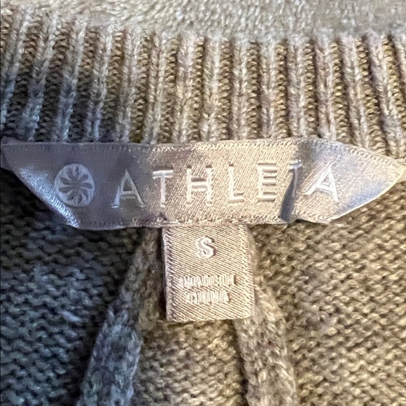 NWOT Cashmere blend | split hem crew neck oversized sweater sz S - Picture 4 of 11